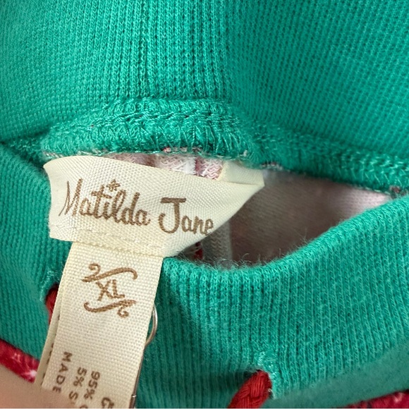 Matilda Jane NWT Christmas Tree Jogger Pajama Pants Size XL - Picture 3 of 4